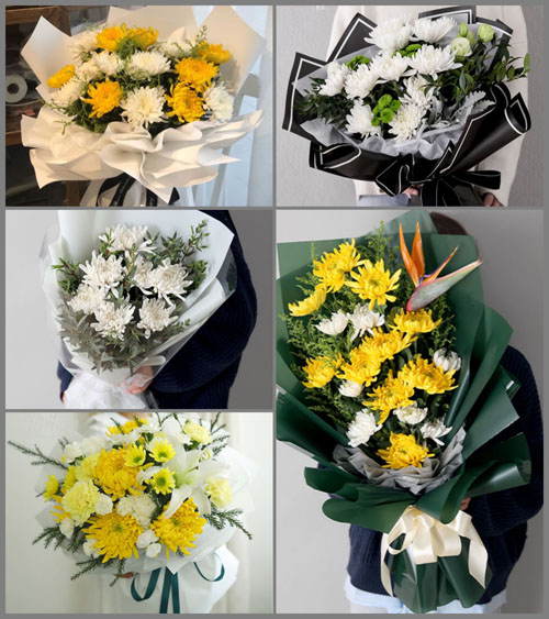江西赣州信丰县嘉定镇白事花束代送